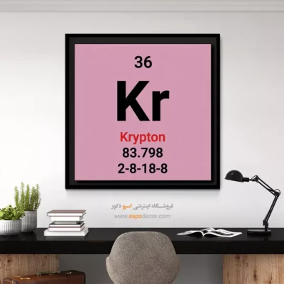 ‏Krypton  – تابلو عناصر جدول تناوبی - اسپو دکور