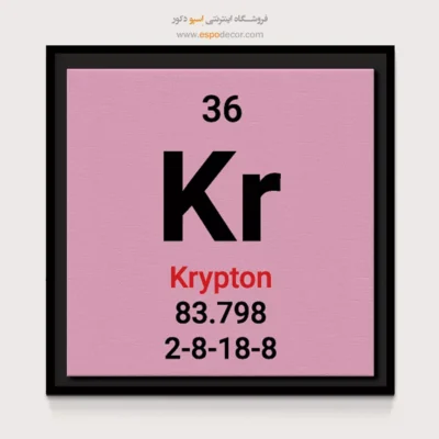 ‏Krypton  – تابلو عناصر جدول تناوبی - اسپو دکور