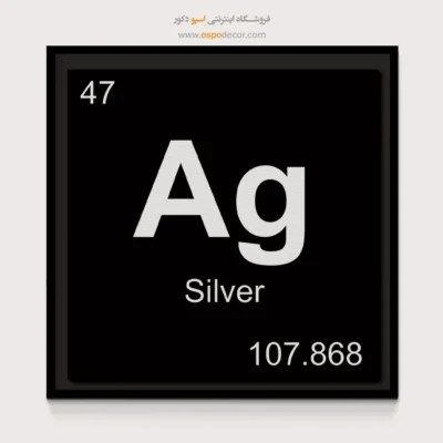 Ag – تابلو عناصر جدول تناوبی - اسپو دکور