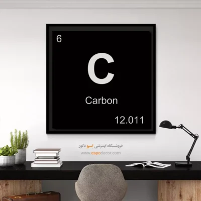 ‏C  – تابلو عناصر جدول تناوبی - اسپو دکور