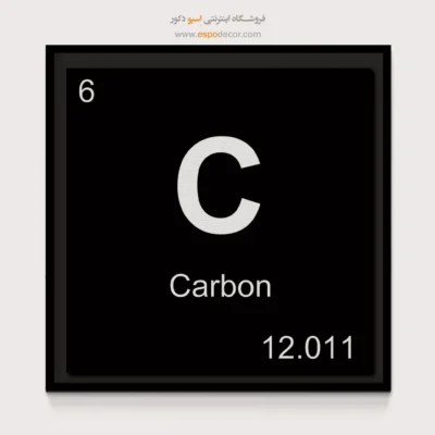 ‏C  – تابلو عناصر جدول تناوبی - اسپو دکور