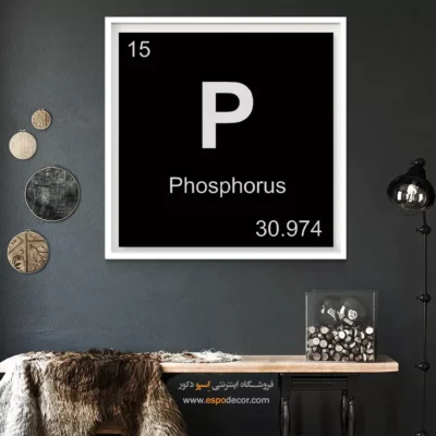 ‏P  – تابلو عناصر جدول تناوبی - اسپو دکور