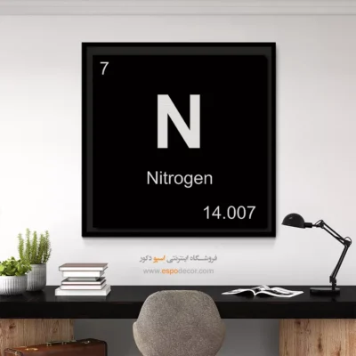 ‏N  – تابلو عناصر جدول تناوبی - اسپو دکور