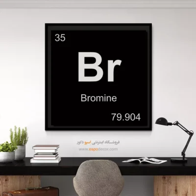 Br – تابلو عناصر جدول تناوبی - اسپو دکور