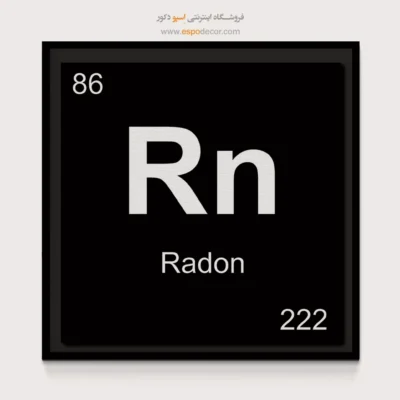 ‏Rn  – تابلو عناصر جدول تناوبی - اسپو دکور