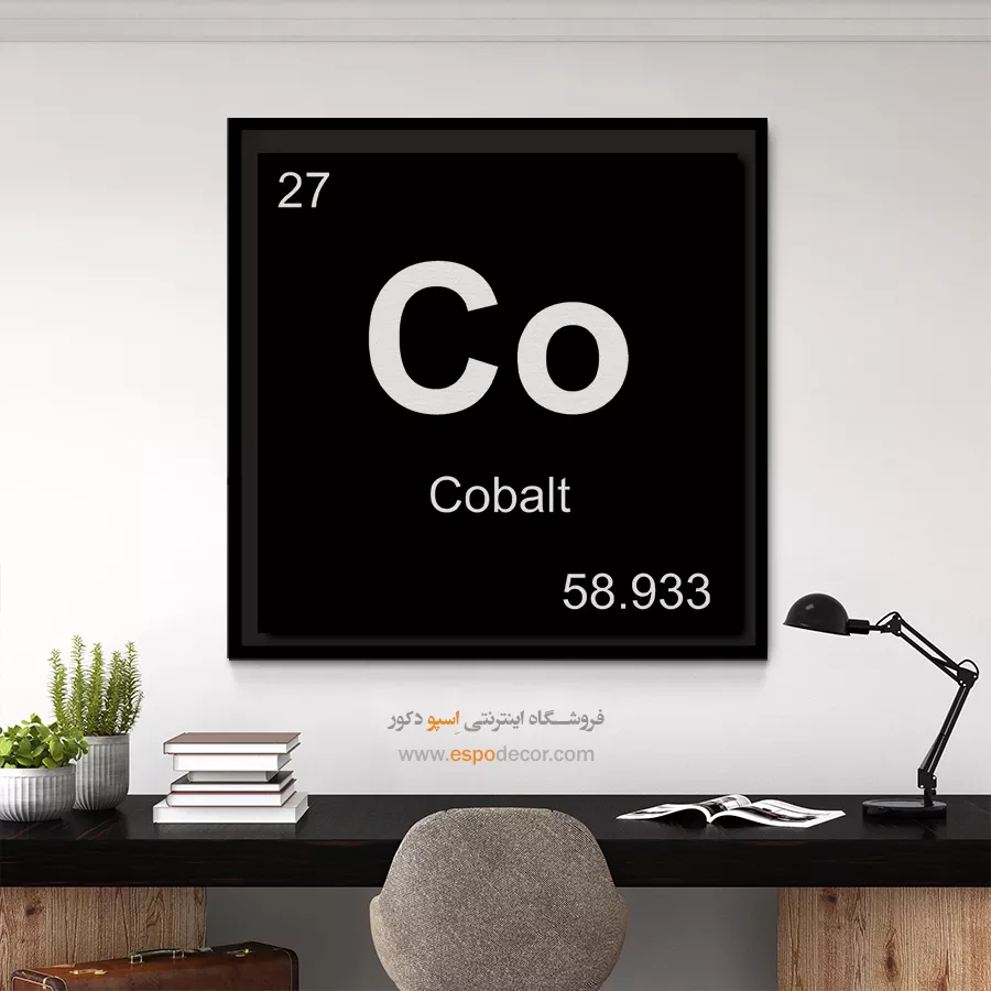 Co – تابلو عناصر جدول تناوبی - اسپو دکور