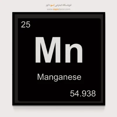 Mn – تابلو عناصر جدول تناوبی - اسپو دکور