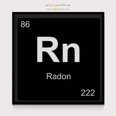 Rn – تابلو عناصر جدول تناوبی - اسپو دکور