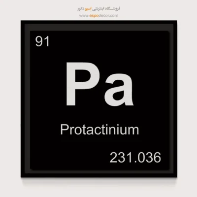 ‏Pa  – تابلو عناصر جدول تناوبی - اسپو دکور