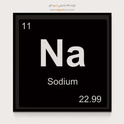 ‏Na  – تابلو عناصر جدول تناوبی - اسپو دکور