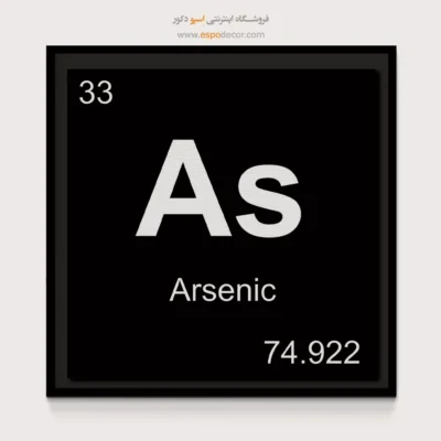 As – تابلو عناصر جدول تناوبی - اسپو دکور