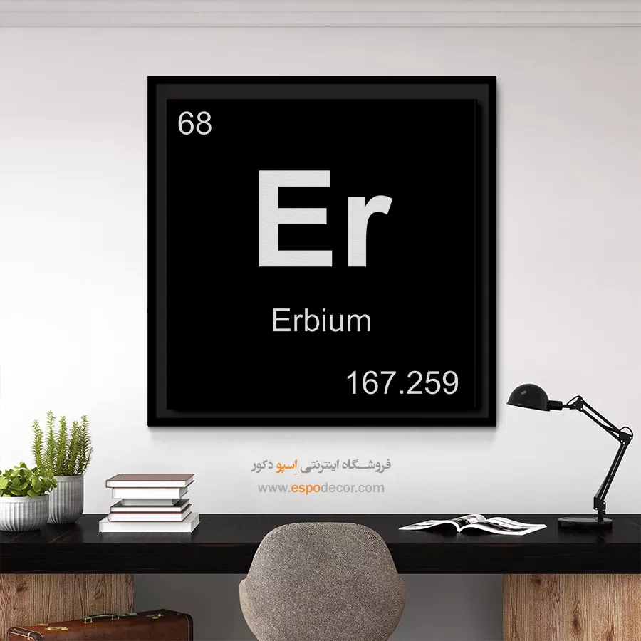 Er – تابلو عناصر جدول تناوبی - اسپو دکور