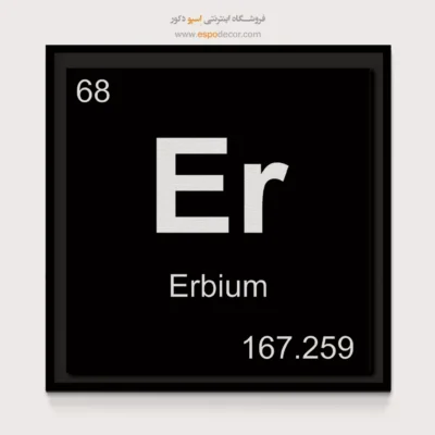 Er – تابلو عناصر جدول تناوبی - اسپو دکور