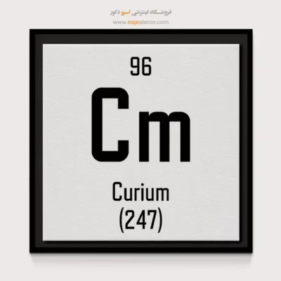 کوریم – تابلو عناصر جدول تناوبی - اسپو دکور