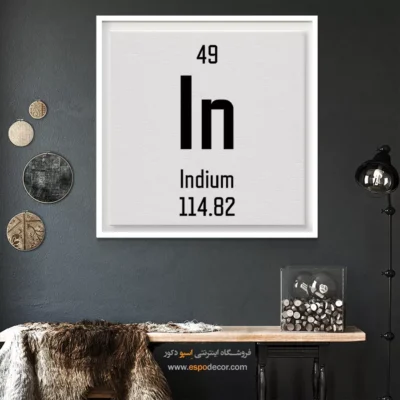 ایندیم – تابلو عناصر جدول تناوبی - اسپو دکور