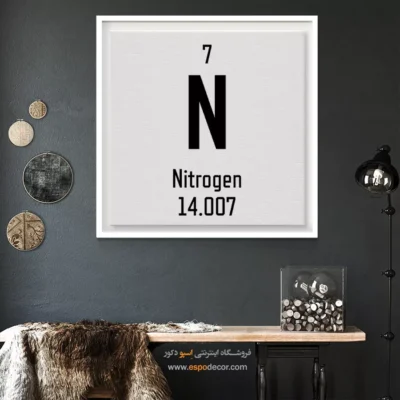 نیتروژن – تابلو عناصر جدول تناوبی - اسپو دکور