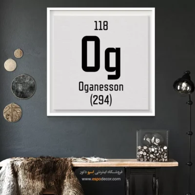 اوگانسون – تابلو عناصر جدول تناوبی - اسپو دکور