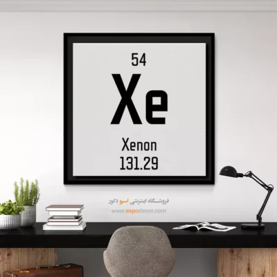 زنون – تابلو عناصر جدول تناوبی - اسپو دکور