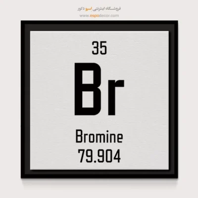 برم – تابلو عناصر جدول تناوبی - اسپو دکور