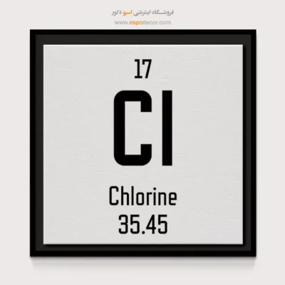 کلر – تابلو عناصر جدول تناوبی - اسپو دکور