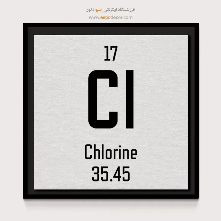 کلر – تابلو عناصر جدول تناوبی - اسپو دکور