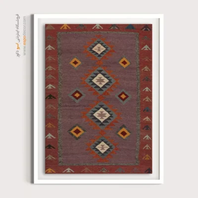 فروش آنلاین تابلو دکوراتیو - یاقوت – تابلو گلیم ایرانی - اسپو دکور