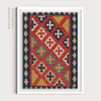 خرید تابلو عاشقانه برای هدیه - آهو – تابلو گلیم ایرانی - اسپو دکور