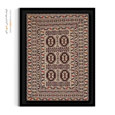خرید تابلو برای سالن پذیرایی - کیمیا – تابلو گلیم ایرانی - اسپو دکور