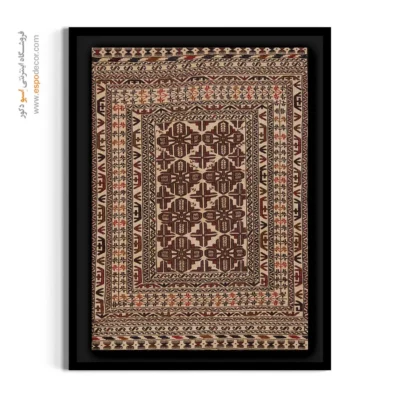 خرید تابلو برای دکوراسیون رستوران - مانلی – تابلو گلیم ایرانی - اسپو دکور