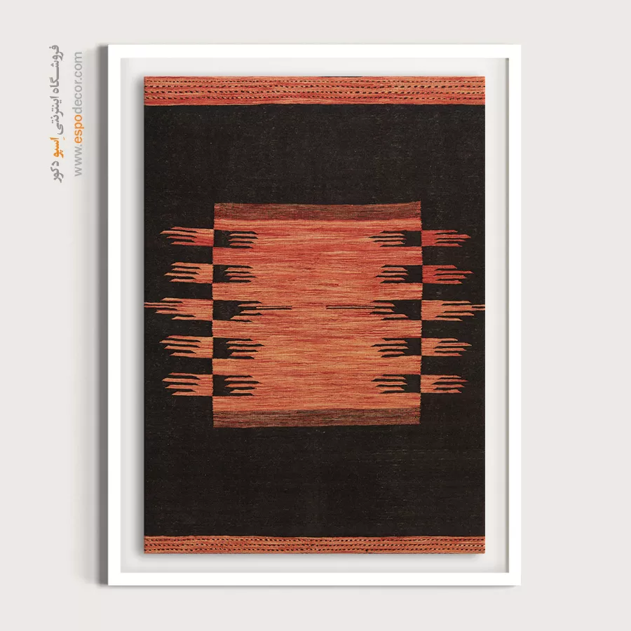 تابلو گلیم خاص - درنا – تابلو گلیم ایرانی - اسپو دکور