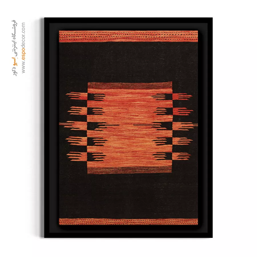 تابلو گلیم خاص - درنا – تابلو گلیم ایرانی - اسپو دکور