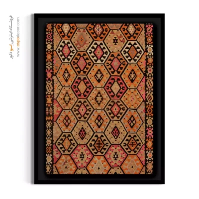 تابلو دکوراسیون سنتی - ساتراپ – تابلو گلیم ایرانی - اسپو دکور