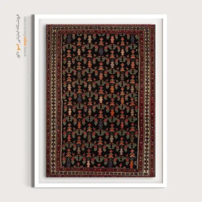 تابلو برای دیوار پذیرایی - هورین – تابلو گلیم ایرانی - اسپو دکور