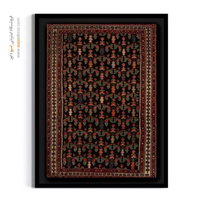 تابلو برای دیوار پذیرایی - هورین – تابلو گلیم ایرانی - اسپو دکور