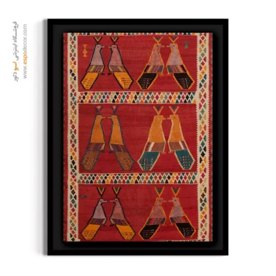 قیمت تابلو دیواری - آرون – تابلو گلیم ایرانی - اسپو دکور