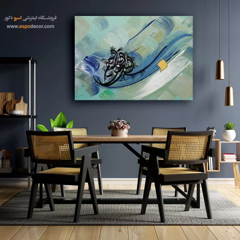 خرید تابلو بوم تایپوگرافی