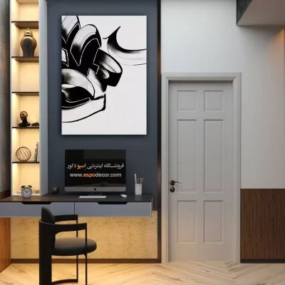 خرید تابلو نقاشی خط - بسم الله – تابلو تایپوگرافی فارسی - اسپو دکور