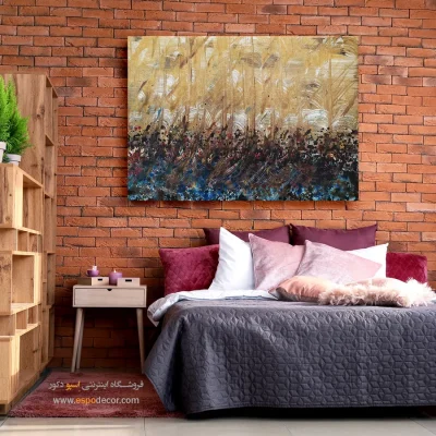 خرید تابلو برای پذیرایی - شور عاشقی – تابلو تایپوگرافی فارسی - اسپو دکور