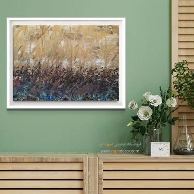 خرید تابلو برای پذیرایی - شور عاشقی – تابلو تایپوگرافی فارسی - اسپو دکور