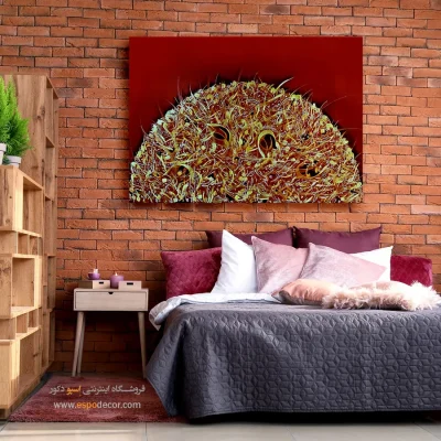 خرید تابلو قرمز - قرمز – تابلو تایپوگرافی فارسی - اسپو دکور