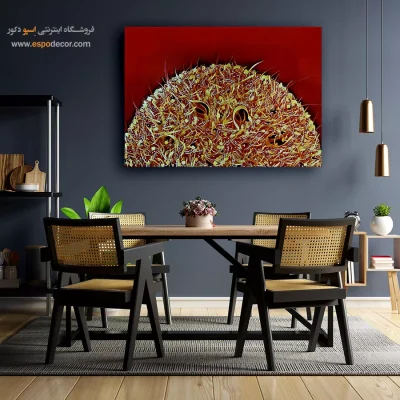 خرید تابلو قرمز - قرمز – تابلو تایپوگرافی فارسی - اسپو دکور