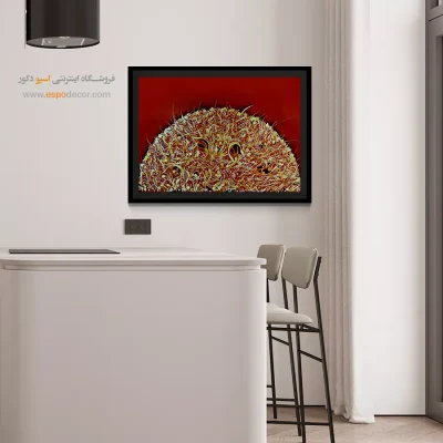 خرید تابلو قرمز - قرمز – تابلو تایپوگرافی فارسی - اسپو دکور