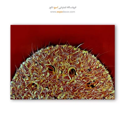 خرید تابلو قرمز - قرمز – تابلو تایپوگرافی فارسی - اسپو دکور