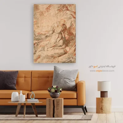 تابلوهای پیتر پل روبنس - قدیس در حال نیایش – تابلو نقاشی پیتر پل روبنس - اسپو دکور