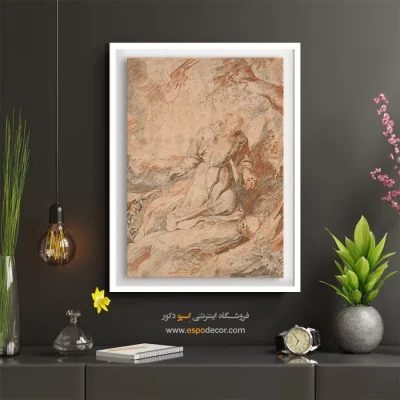 تابلوهای پیتر پل روبنس - قدیس در حال نیایش – تابلو نقاشی پیتر پل روبنس - اسپو دکور