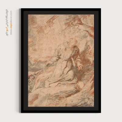 تابلوهای پیتر پل روبنس - قدیس در حال نیایش – تابلو نقاشی پیتر پل روبنس - اسپو دکور