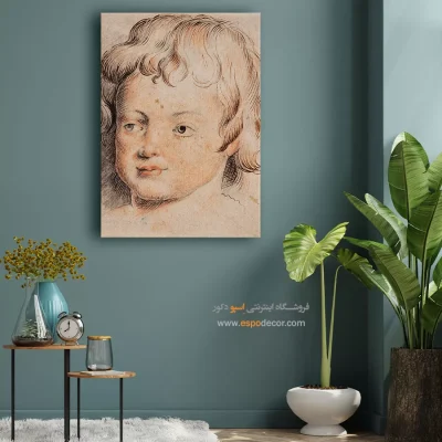 خرید تابلو هنری - سر بچه – تابلو نقاشی پیتر پل روبنس - اسپو دکور