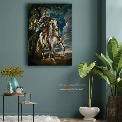 تابلو نقاشی باروک - سوارکاری دوک لرما – تابلو نقاشی پیتر پل روبنس - اسپو دکور