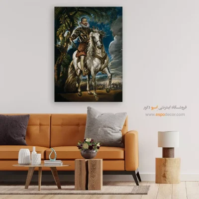 تابلو نقاشی باروک - سوارکاری دوک لرما – تابلو نقاشی پیتر پل روبنس - اسپو دکور