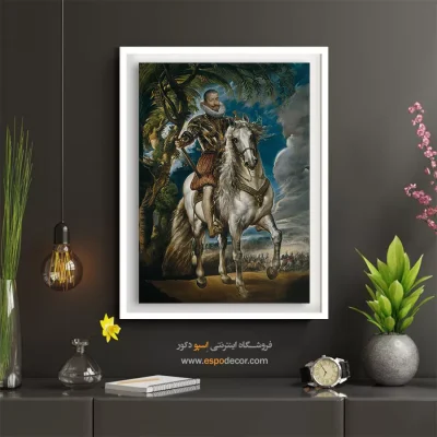 تابلو نقاشی باروک - سوارکاری دوک لرما – تابلو نقاشی پیتر پل روبنس - اسپو دکور